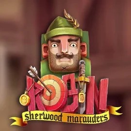 Official Slots logo: Robin Sherwood Marauders by Yggdrasil at Hey Casino