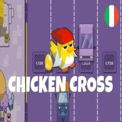 Chicken Cross game by Upgaming – logo hosted on Hey Casino