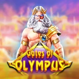 Gates of Olympus logo – Slots by Pragmatic Play at Hey Casino