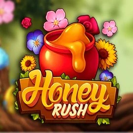 Slots logo of Honey Rush from Play’n GO at Hey Casino