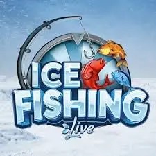 Play the Ice Fishing Live slot by Evolution on Hey Casino