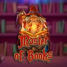 Master of Books game by Swintt – logo hosted on Hey Casino