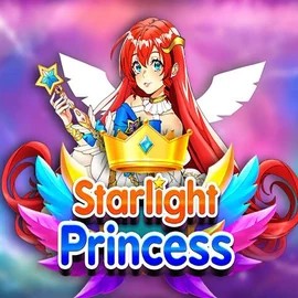 Starlight Princess slot logo by Pragmatic Play at Hey Casino