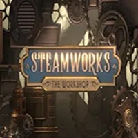 Official Slots logo: Steamworks The Workshop by Peter &amp; Sons at Hey Casino